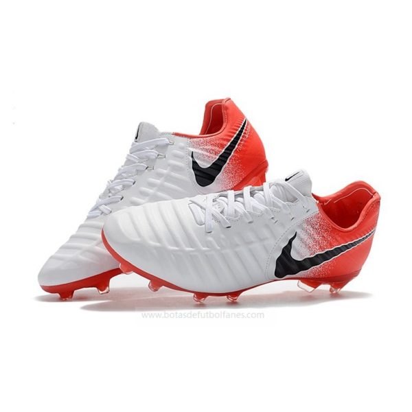 Nike Tiempo Legend Elite FG Blanco Rojo